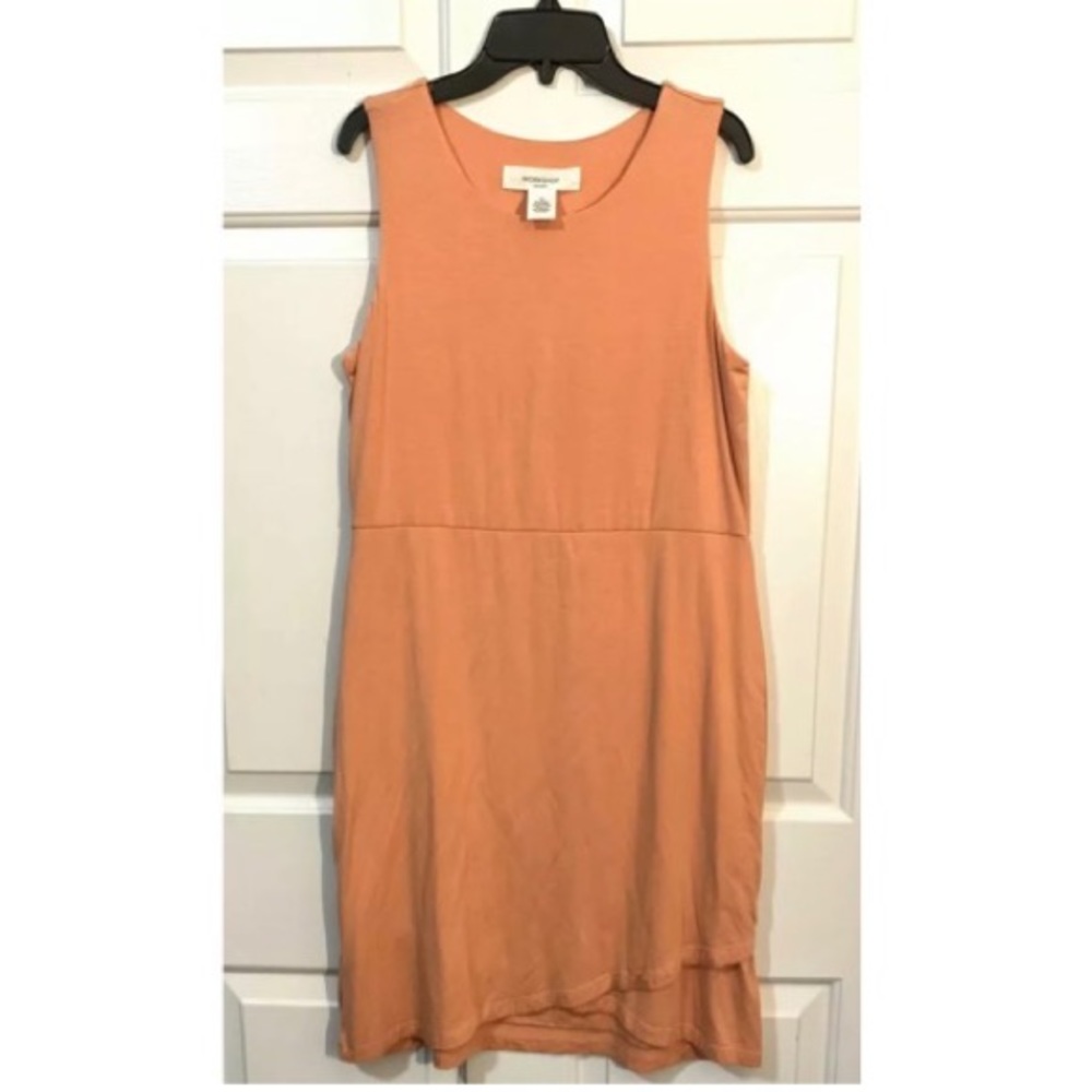 🍭WORKSHOP Peach Cool, Airy Sleeveless Dress NWT M
